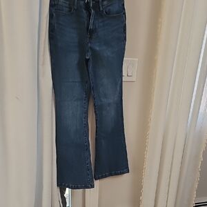 Women’s Dark Blue Highrise Flared Jeans